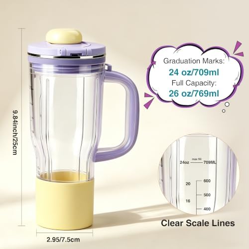 26oz Replacement Cup for Ninja BlendBOSS Blender DB301 DB351 Series - Image 3