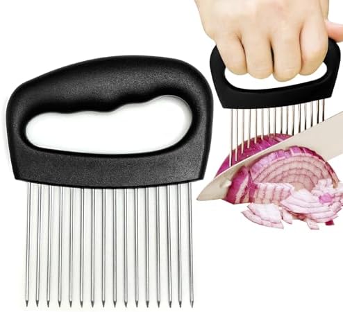 Extra-Large Onion Slicer – 304 Steel 16-Needle Cutter for Kitchen by Furneet