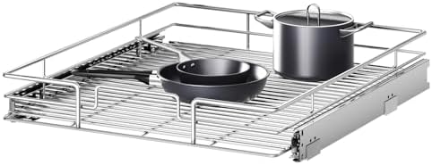 Pull Out Cabinet Organizer 19½" W x 21½" D, Heavy Duty Cabinet Pull Out Shelves, Slide Out Drawers Organization for Kitchen Cabinets Bathroom