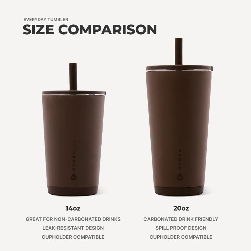 Everyday Tumbler 20 oz, Ceramic-Lined Straw Cup, Dune