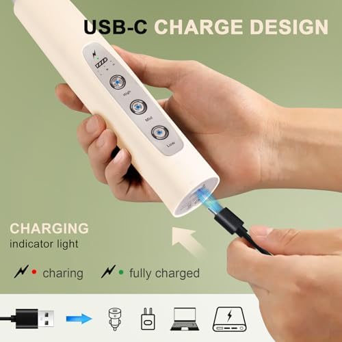 Handheld Milk Frother Wand for Coffee, Rechargeable Electric Whisk