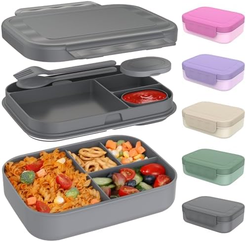 47oz Stackable Bento Lunch Box for Adult & Teens BPA-Free Container