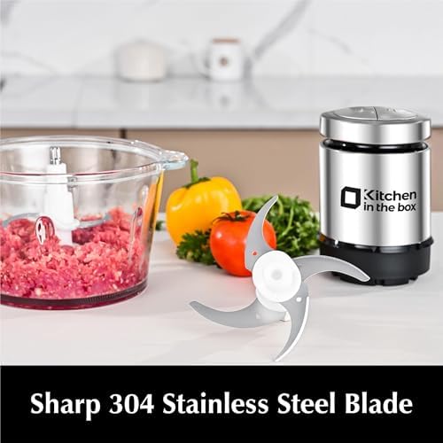 Meat Grinder & Food Processor, Silver