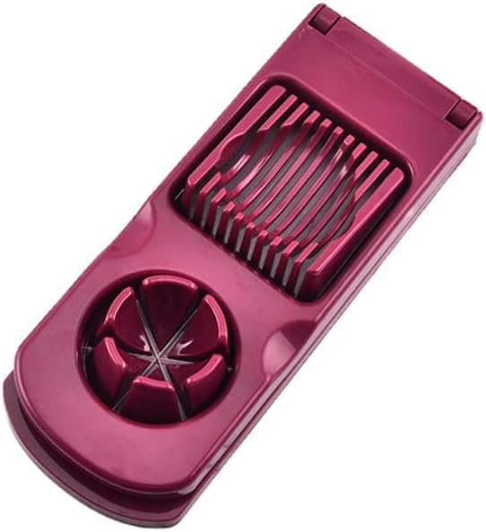 Classic Egg Slicer with Stainless Steel Wire Uniform Slicing 2 Slice Modes Boiled Egg Peeler For Boiled Eggs Strawberries Mushrooms Home Kitchen Cooking Tool Compact by Unknown
