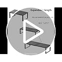 Adjustable Expanable Stackable Spice Rack Shelf Pantry Storage Organizer for Kitchen Cabinet,Countertop,Bathroom and More.Space is no Longer Limited(3Packs/White/Medium)