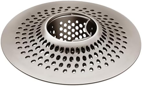 Shower Drain Hair Catcher/Bathroom Drain Cover/Bathtub Drain Strainer/Shower Stall Drain Protector(Brushed Nickel)