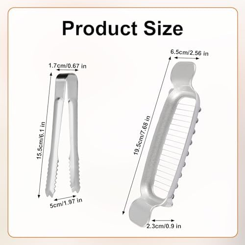 Stainless Steel Cheese Cutter and Butter Slicer with Cheese Tong - Image 2
