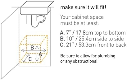 simplehuman 9-Inch Pull-Out Cabinet Organizer, Under Cabinet Sliding Drawer for Kitchen Bathroom, Heavy-Gauge Steel Frame, Removable Drip Guard, Ball-Bearing Tracks, Grey Plastic