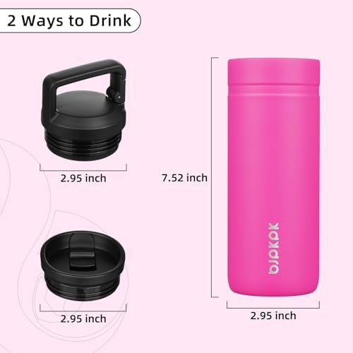 BJPKPK 20 oz Insulated Travel Water Bottle, Coffee Tumbler Stainless Steel - Image 4