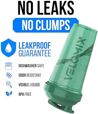 VELOMIX 6 Pack 28oz Protein Shaker Bottle for Protein Mixes, Hawai Shadows - Image 3