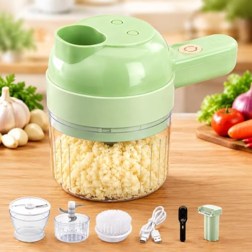 5-in-1 Food Chopper with Container, Multi-Function Vegetable Chopper. by Unknown