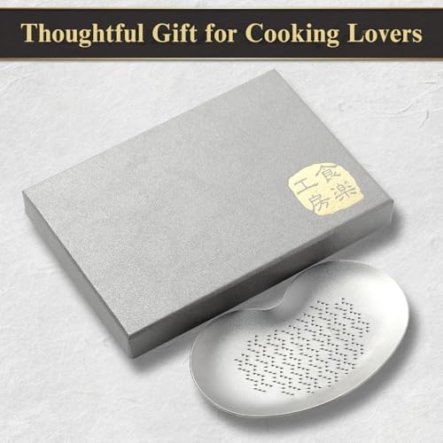 Japanese Grater Plate for Ginger & Wasabi, 3.4", Made in Japan