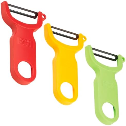 Original Swiss Peeler 3-Pack Red/Green/Yellow