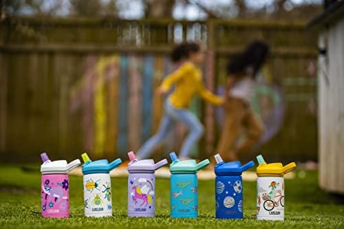 CamelBak Eddy+ Kids Stainless Steel Bite Valve Water Bottle 12oz, Biking