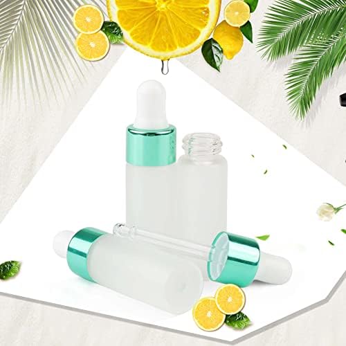 Kesell 50 Pack 5ml Frosted Glass Dropper Bottles for Essential Oils - Image 3
