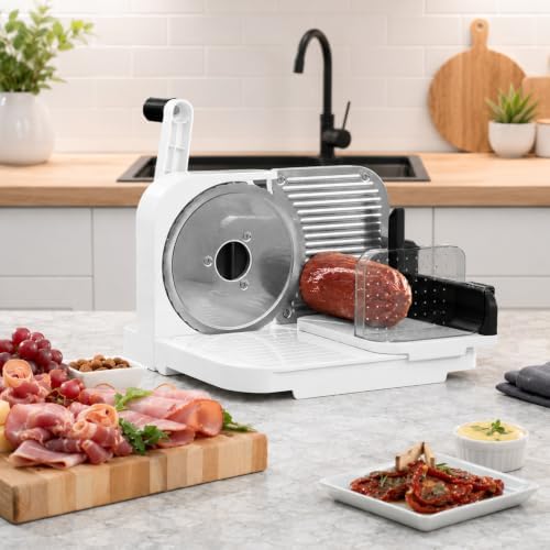 Starfrit Deli Slicer, 6.5" Stainless Steel Blade, Adjustable Thickness - Image 2