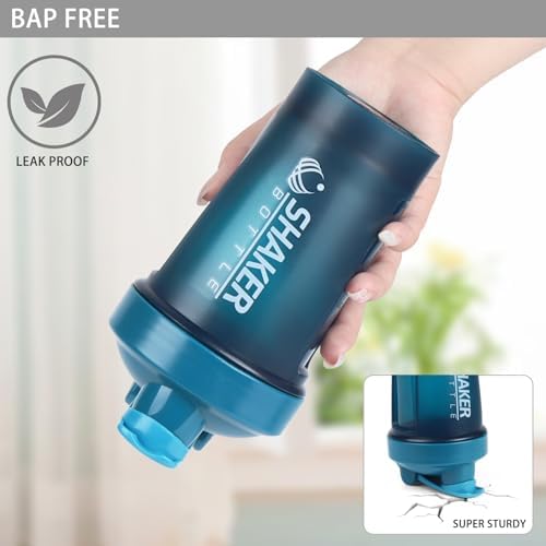 400ml Protein Shaker Bottle,Gym Small Shakes Cup with Mixing Ball - Image 5