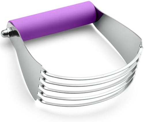 Spring Chef Large Dough Blender For Baking - Durable Pastry Blender, Orchid by SpringChef