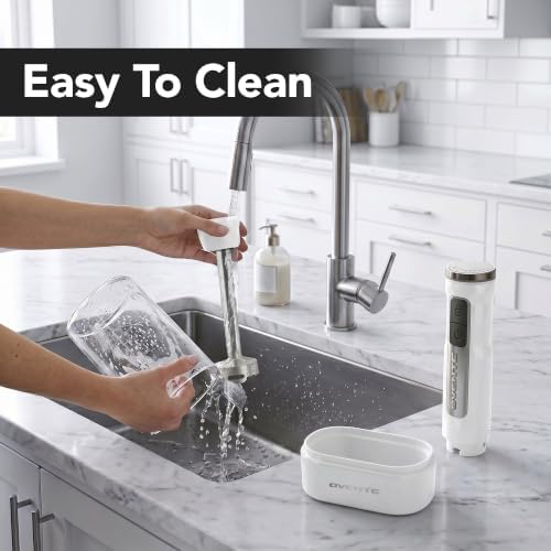 OVENTE Cordless Hand Blender, Rechargeable with 8 Mixing Speed White HR781W - Image 6