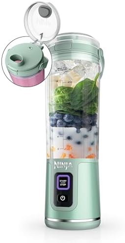 Ninja Blast Portable Blender, Cordless,18oz Vessel, Tinted Mint, BC151MT by Unknown