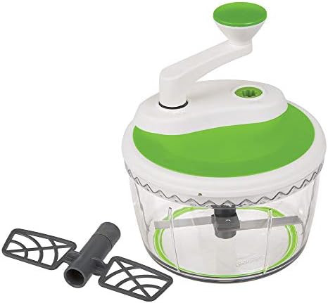 Prepworks by Progressive Dual Speed Chop & Whip, Two Speed Settings, Non-Skid Base, Whip Cream, Dressings, Mincing Onions, Salsa, Mixer, Vegetables, Coleslaw by ProgressiveInternational