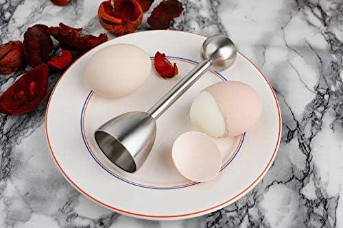 Egg Cracker Topper Cutter for Soft Boiled Eggs Stainless Steel Shell Remover Separator Kitchen Tool - Image 6