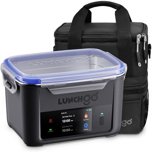 G1 Cordless Electric Heated Lunch Box, 5-Cup, Scheduled Heating