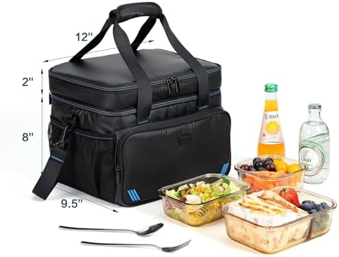 Soft Cooler Lunch Bag, Insulated Lunch Box for Men, 19L Soft Cooler