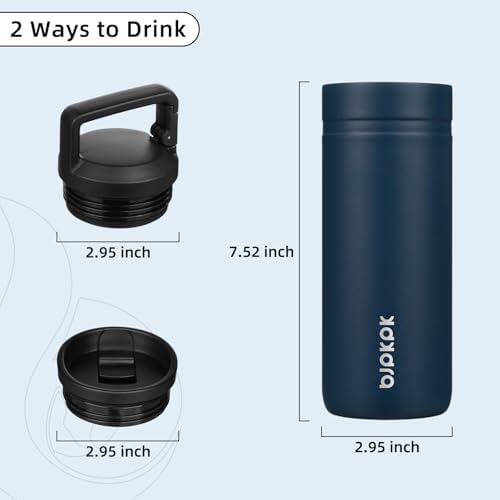 BJPKPK 20 oz Insulated Travel Water Bottle, Coffee Tumbler Stainless Steel - Image 4