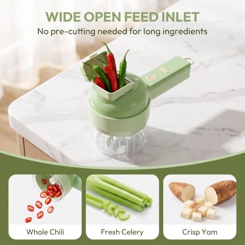 5 in 1 Multiblade Chopper for Vegetable, Multi-Function Food Processor - Image 2