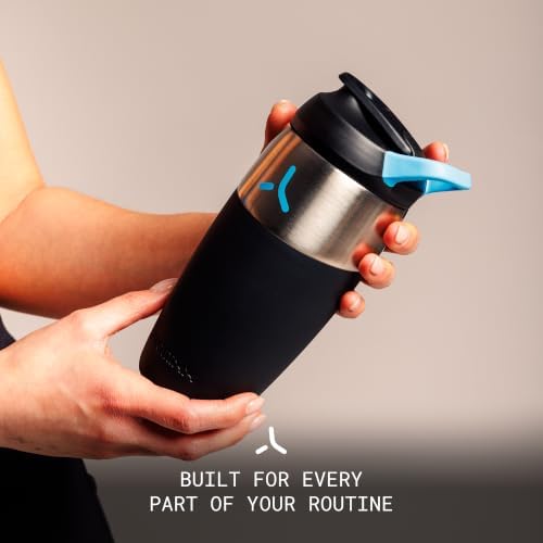 PROMIXX Pursuit Stainless Steel Shaker Bottle 26oz, Black - Image 2
