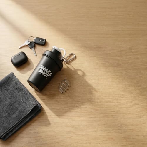 Black 4oz Mini Shaker Bottle for Creatine, Pre Workout, Matcha - Image 5