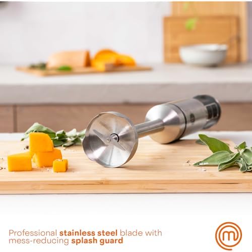 MasterChef Immersion Blender Handheld,Stainless Steel Hand Held Blending Stick Emulsifier,Puree Blender for Making Baby Food,Soup,Sauces,Powerful 400W Motor with Variable Speed Control,(Pack of 12) - Image 2