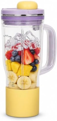 26oz Replacement Cup with Lid for Ninja BlendBOSS Personal Blender by CUTIECLUB