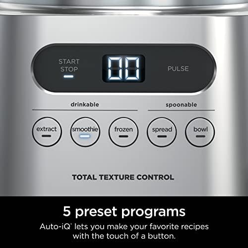 Ninja SS151 TWISTi Blender DUO, High-Speed 1600 WP Smoothie Maker & Nutrient Extractor* 5 Functions Smoothie, Spreads & More, smartTORQUE, 34-oz. Pitcher & (2) To-Go Cups, Gray - Image 6