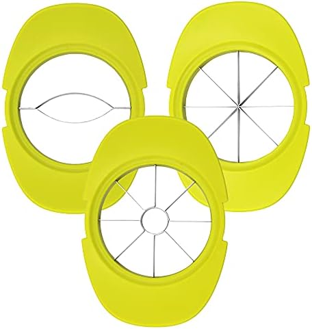 Set of 3 Fruit and Vegetable Slicers, Multifunctional Apple Corer, Mango and Tomato Slicer, Time-Saving Kitchen Gadgets