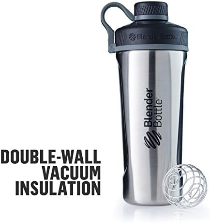 BlenderBottle Radian Stainless Steel Shaker Bottle 26 oz Black - Image 5