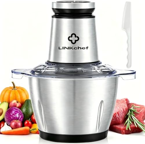 Food Processor, 10 Cup Electric Food Chopper, 600W Meat Grinder