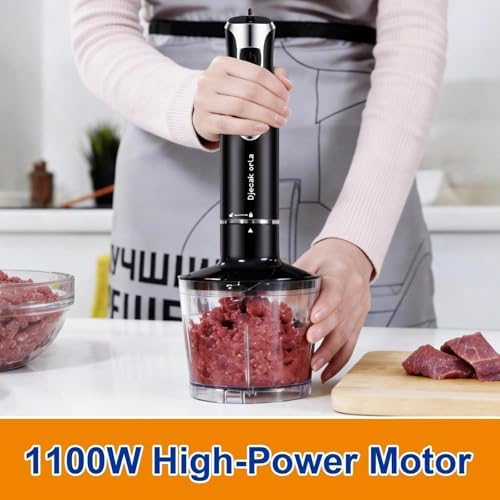 1100W 5-in-1 Immersion Handheld Blender Black - Image 6