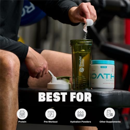 BlenderBottle ProSeries Tritan Shaker Bottle 28 oz Grey/Green - Image 5