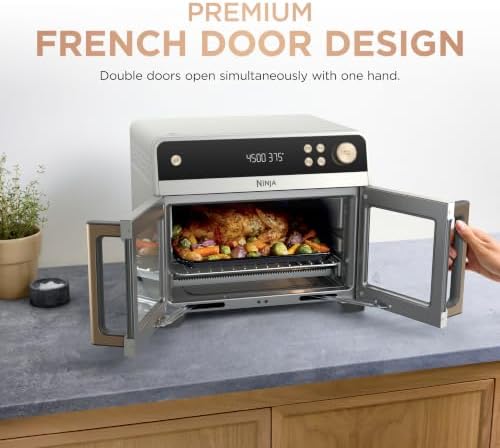 Ninja French Door Premier Air Fry Oven, Amazon Exclusive Bone & Champagne - Image 3