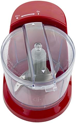 Brentwood MC-109R 1.5 Cup Mini Food Chopper, Red - Image 4