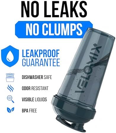 VELOMIX 4 Pack 28oz Protein Shaker Bottle for Protein Mixes, Amber Drift - Image 3