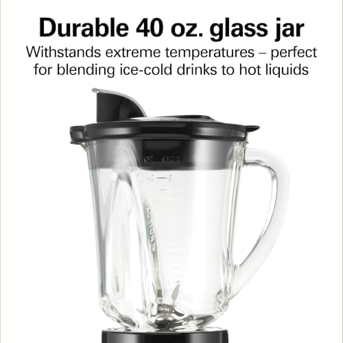 Hamilton Beach 2-in-1 Personal Blender and Countertop Blender For Smoothies - Image 5