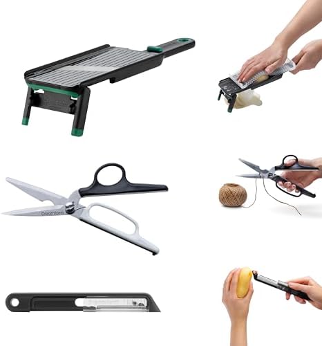 Dreamfarm Kitchen Cutting, Set of 3 - Mandoline, Self Sharpening by Dreamfarm