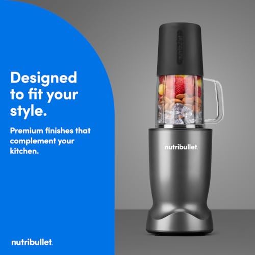 nutribullet® Turbo Tumbler Edition, Personal Blender, Gunmetal, NB30400 - Image 3