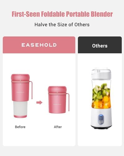 Portable Blender for Smoothies, Magnetic Rechargeable Mini Blender, 10.5oz - Image 2