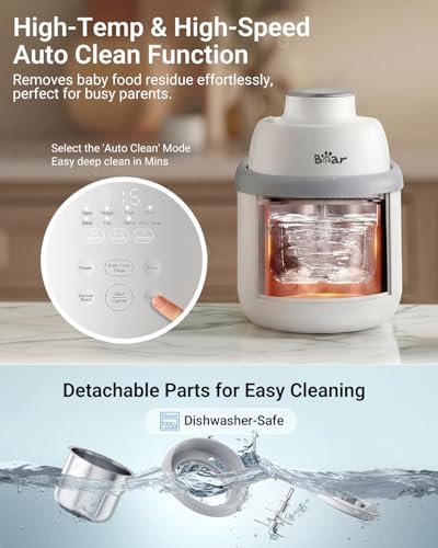 Stainless Steel Baby Food Maker Processor, NutriEase 3-Stage Texture