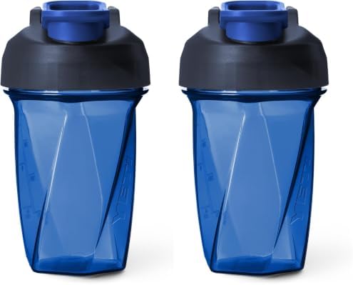 YETI Yonder Helimix Vortex Blender Shaker Bottle Holds up to 20oz | No Blending Ball or Whisk | USA Made | Portable Pre Workout Whey Protein Drink Shaker Cup | Dishwasher Safe, Royal Blue (Pack of 2) by YETI