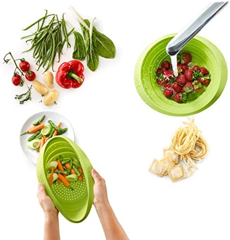 Collapsible Colander, Green